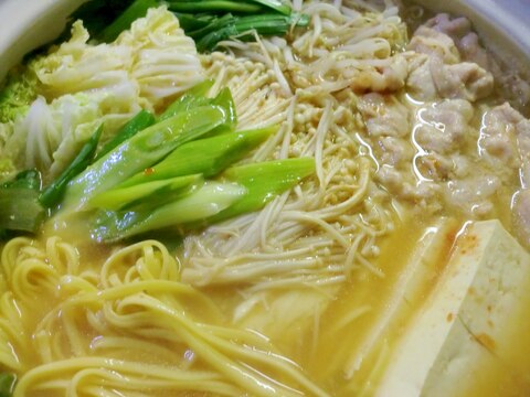 キムチ鍋～煮込みラーメンでボリュームUP～